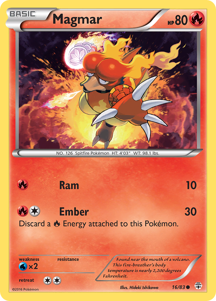 Magmar (16/83) [XY: Generations] | Jack's On Queen