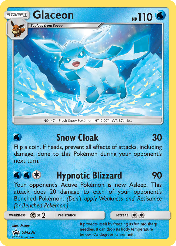 Glaceon (SM238) [Sun & Moon: Black Star Promos] | Jack's On Queen