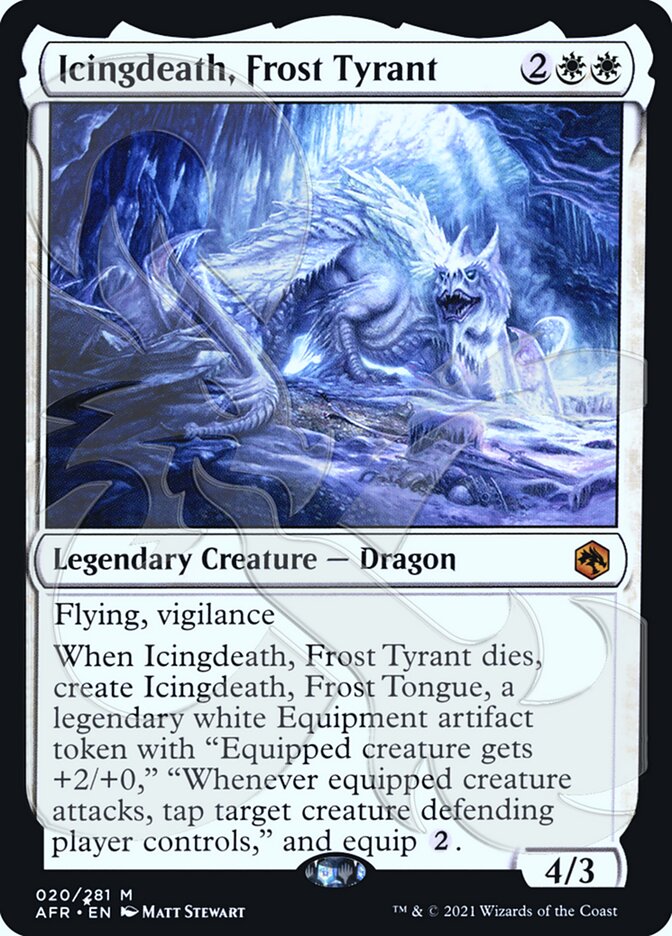 Icingdeath, Frost Tyrant (Ampersand Promo) [Dungeons & Dragons: Adventures in the Forgotten Realms Promos] | Jack's On Queen