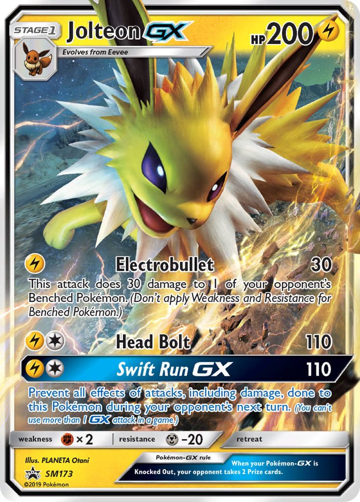 Jolteon GX (SM173) [Sun & Moon: Black Star Promos] | Jack's On Queen