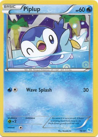 Piplup (16/30) [XY: Trainer Kit 3 - Suicune] | Jack's On Queen