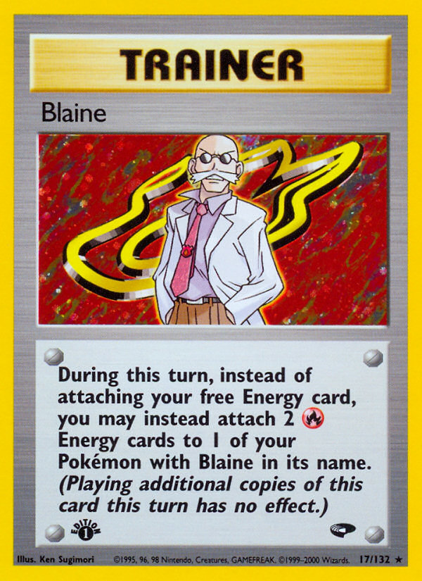 Blaine (17/132) [Gym Challenge 1st Edition] | Jack's On Queen