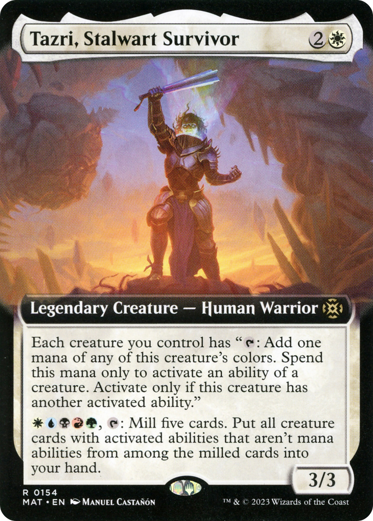 Tazri, Stalwart Survivor (Extended Art) [March of the Machine: The Aftermath] | Jack's On Queen