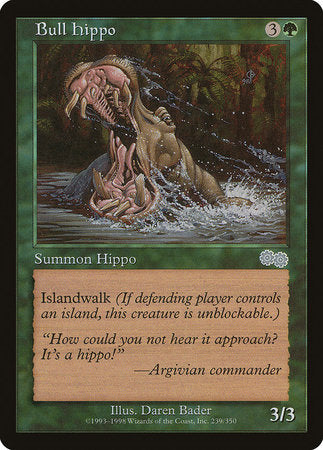 Bull Hippo [Urza's Saga] | Jack's On Queen