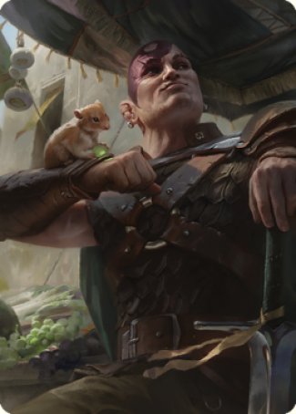 Minsc & Boo, Timeless Heroes Art Card (38) [Commander Legends: Battle for Baldur's Gate Art Series] | Jack's On Queen