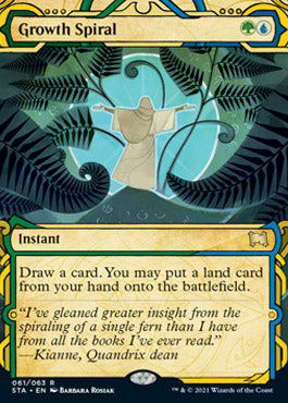 Growth Spiral (Etched Foil) [Strixhaven Mystical Archive] | Jack's On Queen