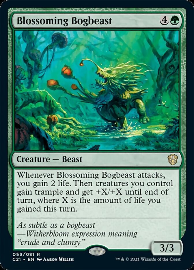 Blossoming Bogbeast [Commander 2021] | Jack's On Queen