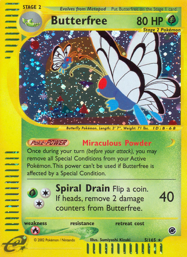 Butterfree (5/165) [Expedition: Base Set] | Jack's On Queen