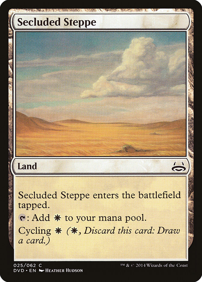 Secluded Steppe (Divine vs. Demonic) [Duel Decks Anthology] | Jack's On Queen