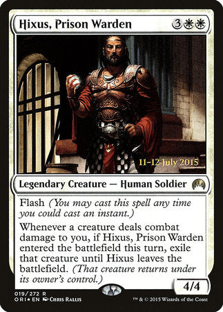 Hixus, Prison Warden [Magic Origins Promos] | Jack's On Queen