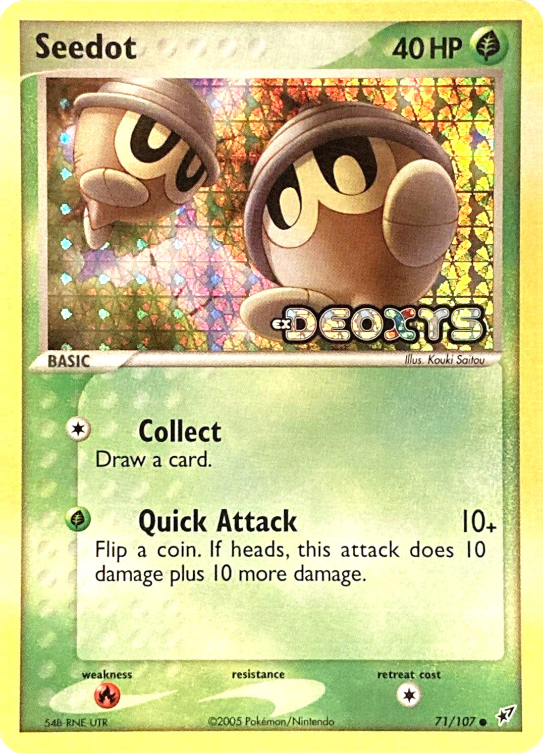 Seedot (71/107) (Stamped) [EX: Deoxys] | Jack's On Queen