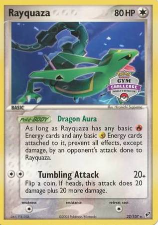 Rayquaza (22/107) (Gym Challenge Promo) [EX: Deoxys] | Jack's On Queen