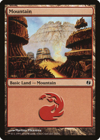 Mountain (76) [Duel Decks: Venser vs. Koth] | Jack's On Queen