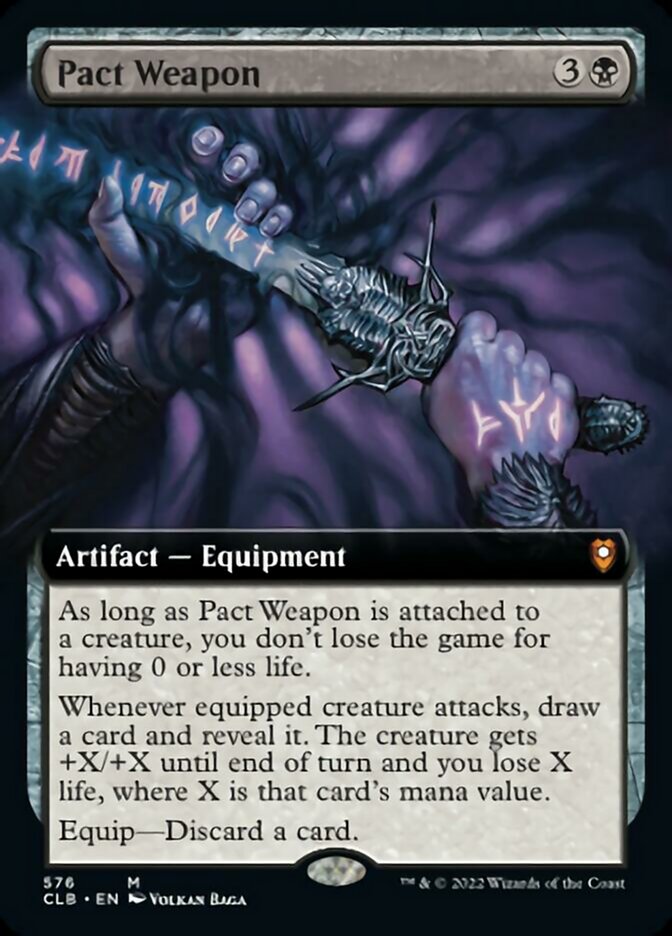 Pact Weapon (Extended Art) [Commander Legends: Battle for Baldur's Gate] | Jack's On Queen