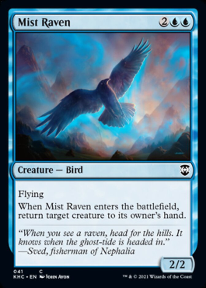 Mist Raven [Kaldheim Commander] | Jack's On Queen