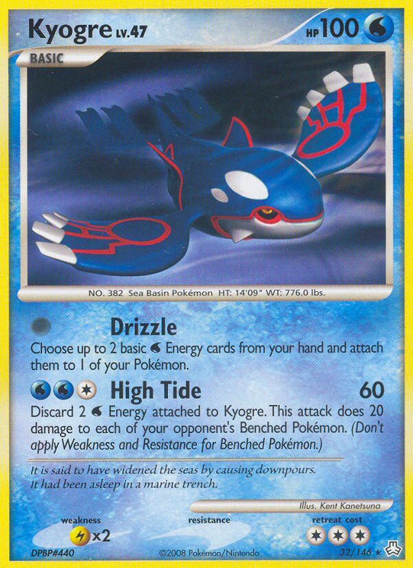 Kyogre (32/146) [Diamond & Pearl: Legends Awakened] | Jack's On Queen