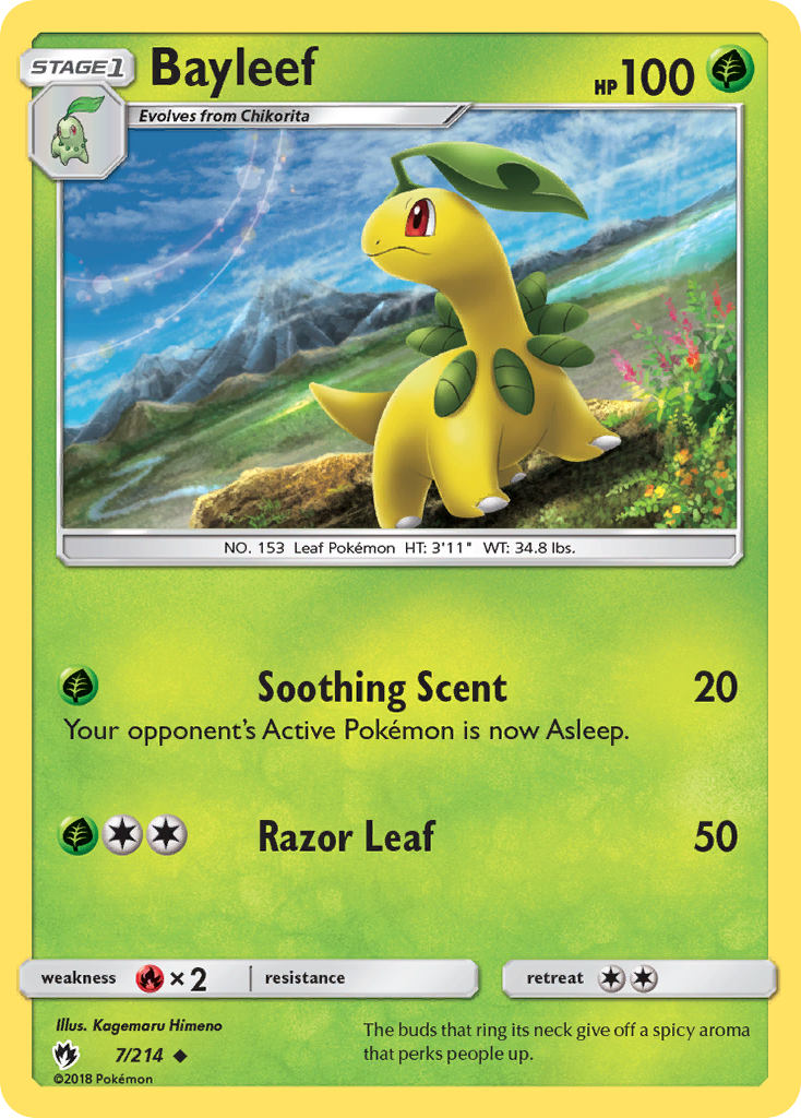 Bayleef (7/214) [Sun & Moon: Lost Thunder] | Jack's On Queen