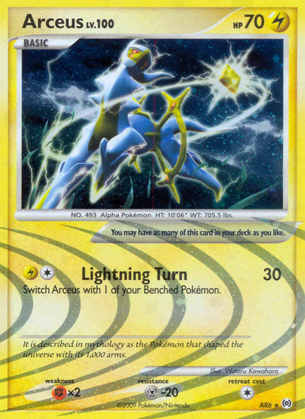 Arceus (AR6) [Platinum: Arceus] | Jack's On Queen