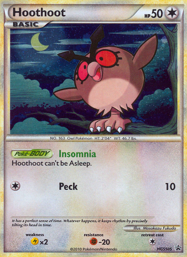 Hoothoot (HGSS05) [HeartGold & SoulSilver: Black Star Promos] | Jack's On Queen