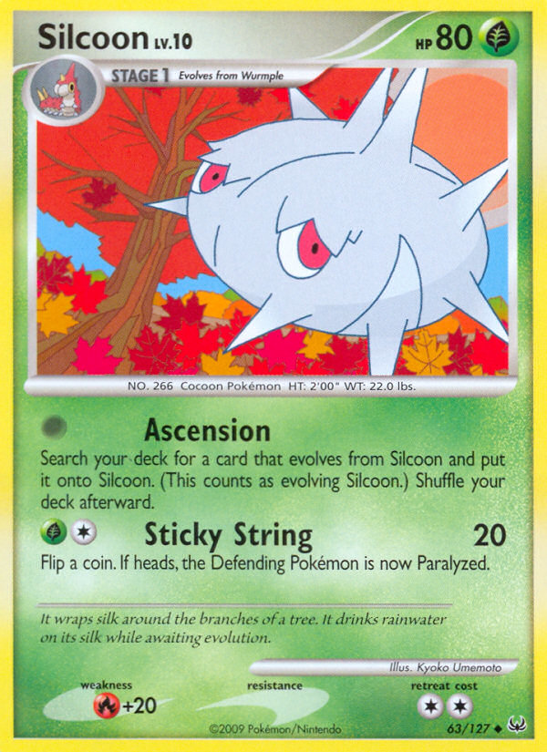 Silcoon (63/127) [Platinum: Base Set] | Jack's On Queen