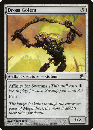 Dross Golem [Darksteel] | Jack's On Queen