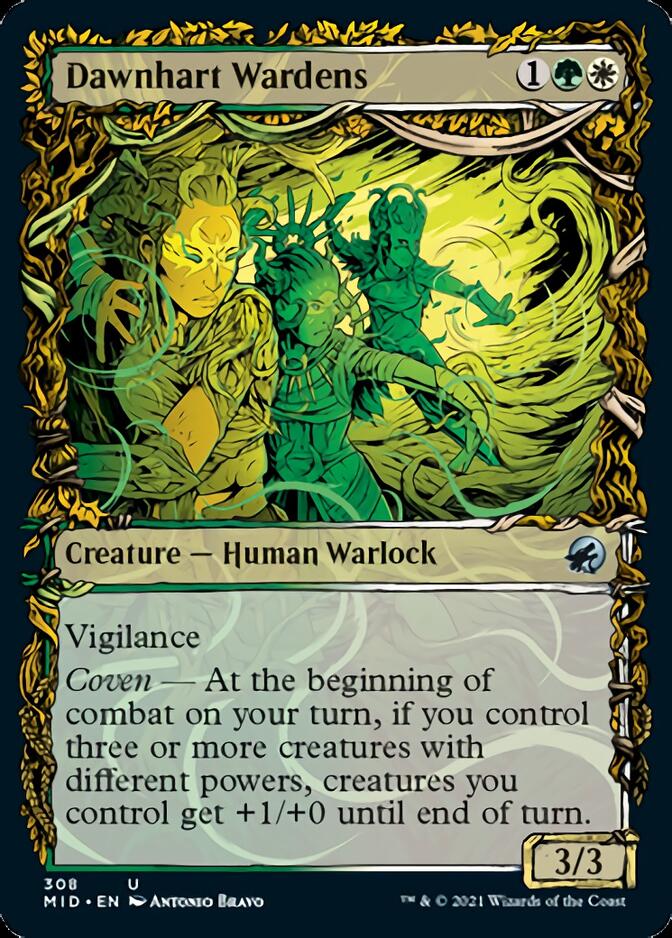 Dawnhart Wardens (Showcase Equinox) [Innistrad: Midnight Hunt] | Jack's On Queen