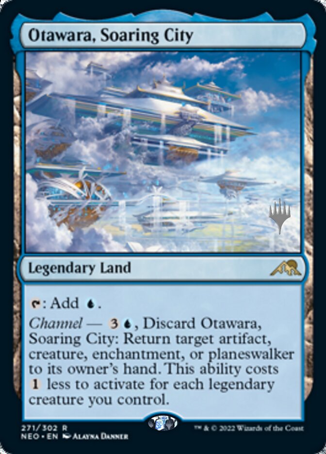 Otawara, Soaring City (Promo Pack) [Kamigawa: Neon Dynasty Promos] | Jack's On Queen