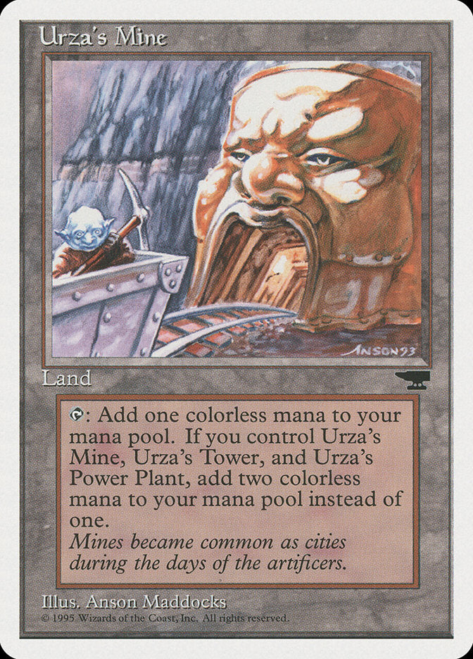 Urza's Mine (Mine Cart Entering Mouth) [Chronicles] | Jack's On Queen