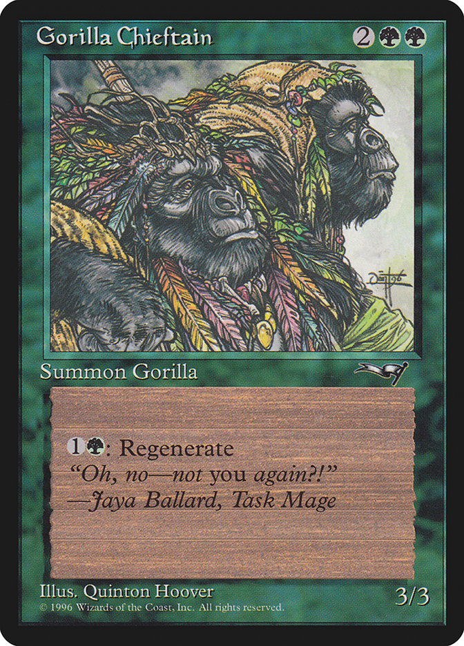 Gorilla Chieftain (Two Gorilla Art) [Alliances] | Jack's On Queen