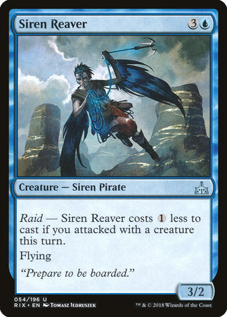 Siren Reaver [Rivals of Ixalan] | Jack's On Queen