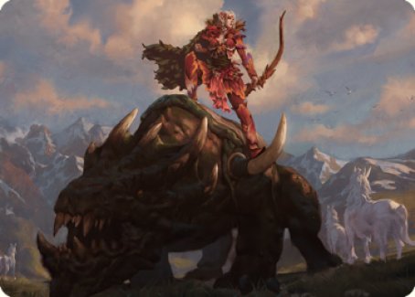 Meria's Outrider Art Card [Dominaria United Art Series] | Jack's On Queen