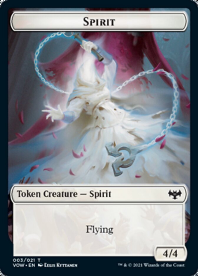 Spirit Token (003) [Innistrad: Crimson Vow Tokens] | Jack's On Queen