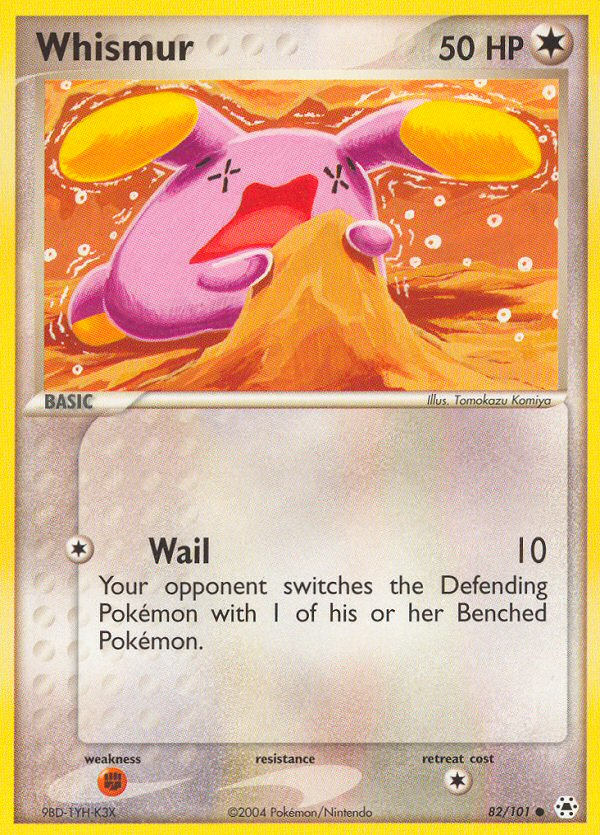 Whismur (82/101) [EX: Hidden Legends] | Jack's On Queen