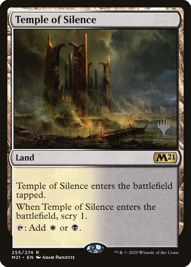 Temple of Silence (Promo Pack) [Core Set 2021 Promos] | Jack's On Queen