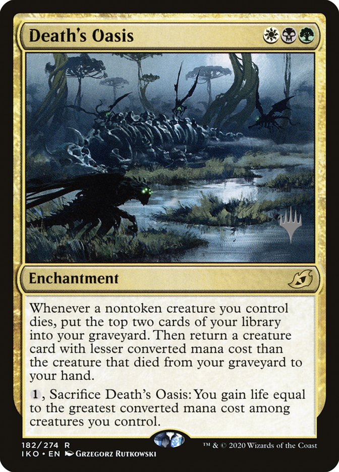 Death's Oasis (Promo Pack) [Ikoria: Lair of Behemoths Promos] | Jack's On Queen