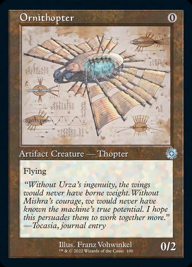 Ornithopter (Retro Schematic) [The Brothers' War Retro Artifacts] | Jack's On Queen