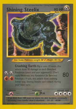 Shining Steelix (112/105) [Neo Destiny Unlimited] | Jack's On Queen