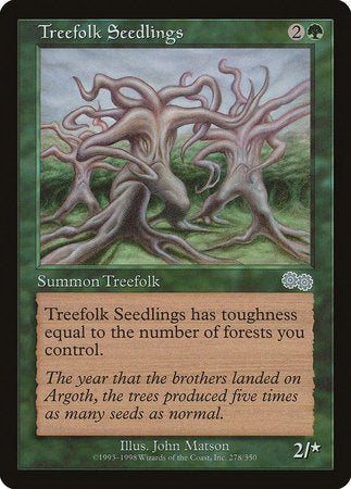 Treefolk Seedlings [Urza's Saga] | Jack's On Queen