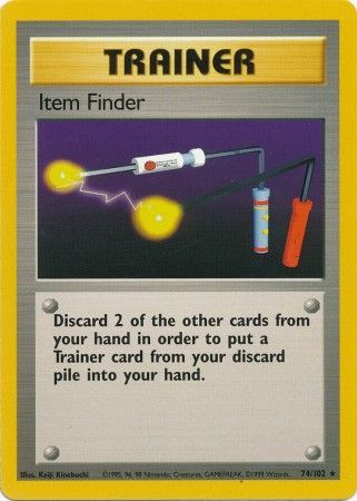 Item Finder (74/102) [Base Set Unlimited] | Jack's On Queen