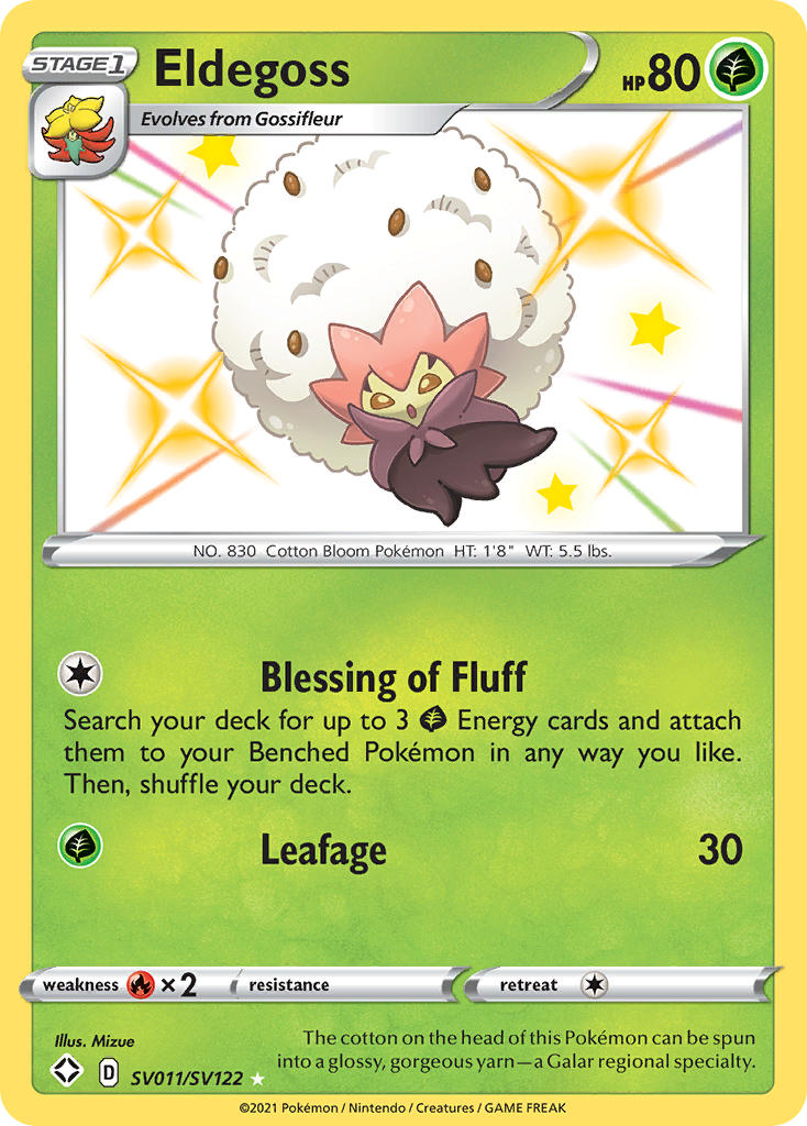 Eldegoss (SV011/SV122) [Sword & Shield: Shining Fates] | Jack's On Queen
