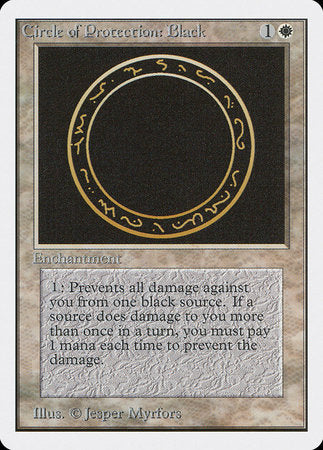 Circle of Protection: Black [Unlimited Edition] | Jack's On Queen