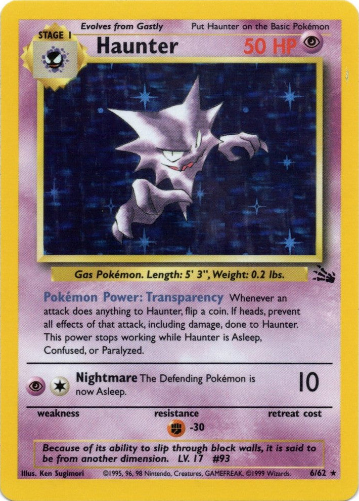 Haunter (6/62) [Fossil Unlimited] | Jack's On Queen
