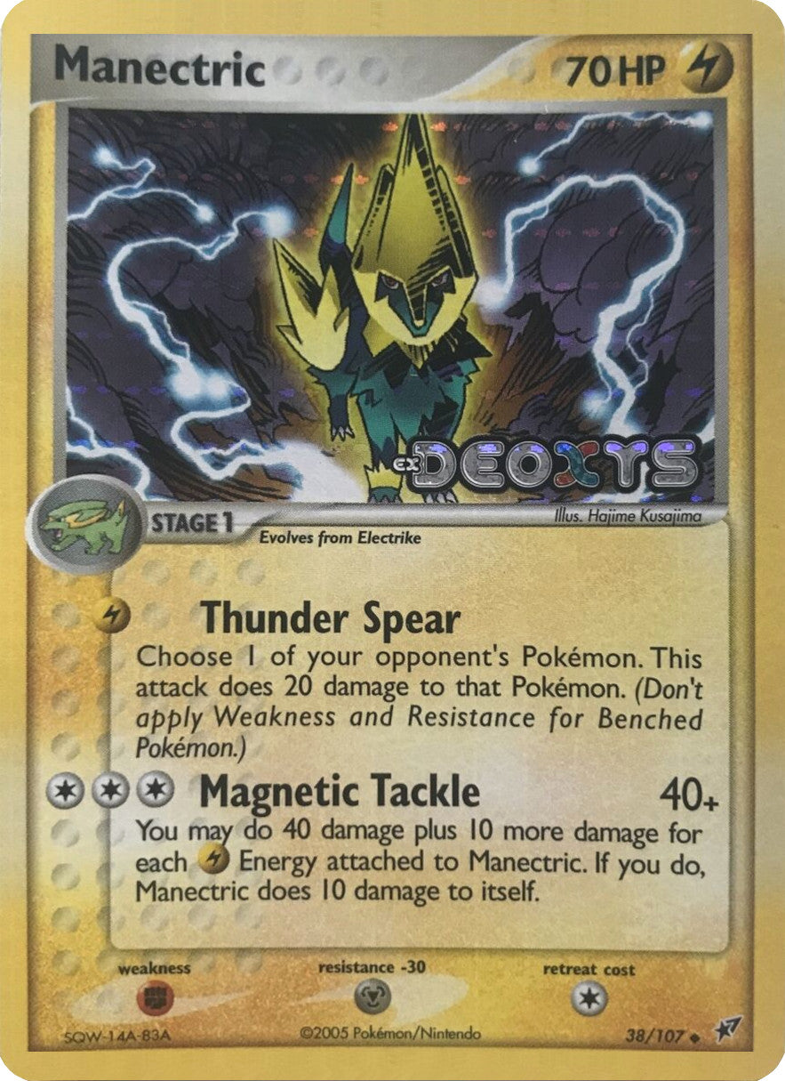 Manectric (38/107) (Stamped) [EX: Deoxys] | Jack's On Queen