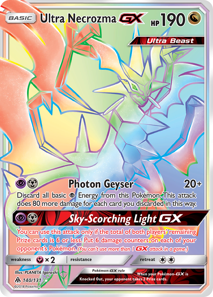 Ultra Necrozma GX (140/131) [Sun & Moon: Forbidden Light] | Jack's On Queen