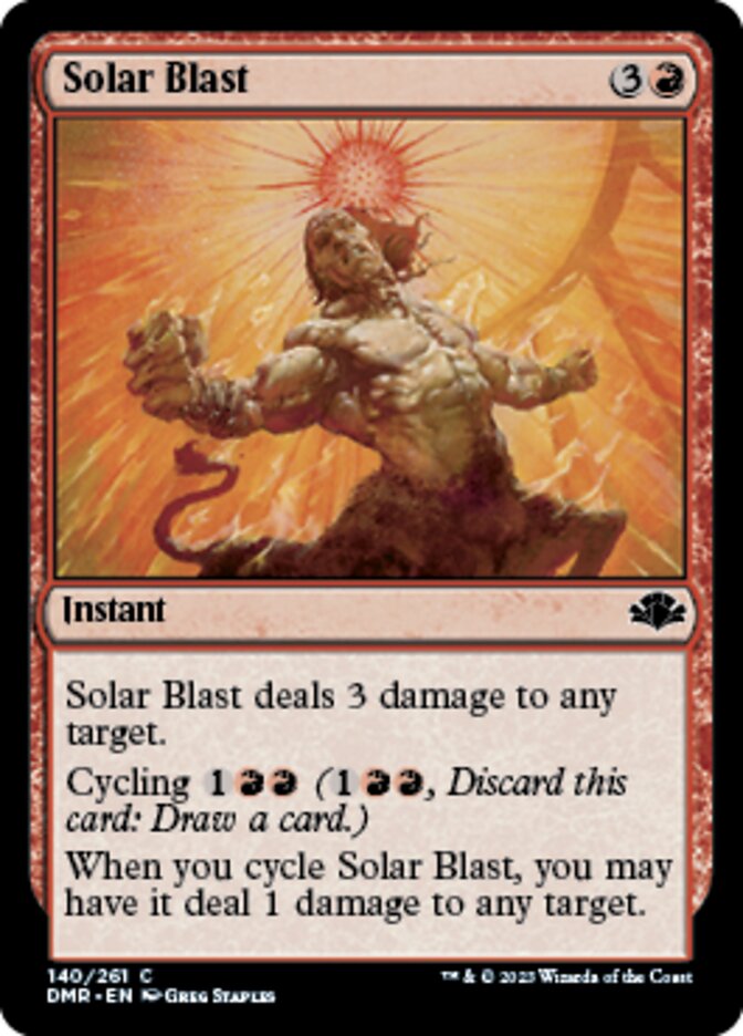 Solar Blast [Dominaria Remastered] | Jack's On Queen