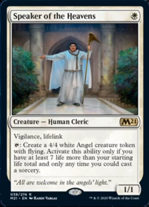 Speaker of the Heavens [Core Set 2021] | Jack's On Queen