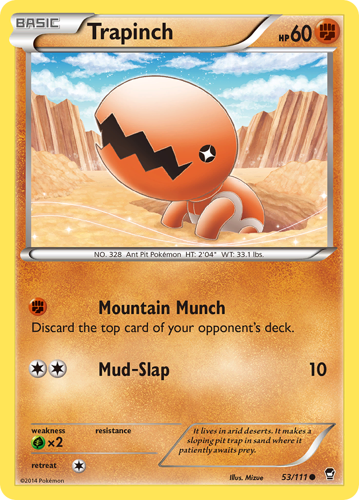 Trapinch (53/111) [XY: Furious Fists] | Jack's On Queen