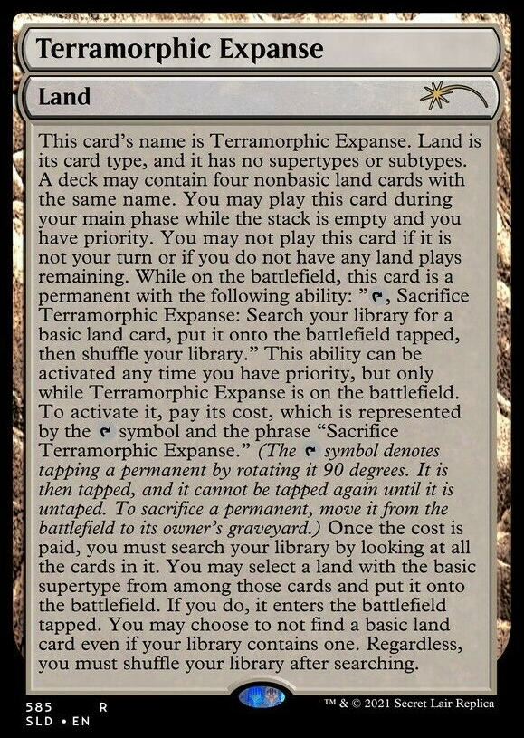 Terramorphic Expanse (Full Text) [Secret Lair Drop Promos] | Jack's On Queen