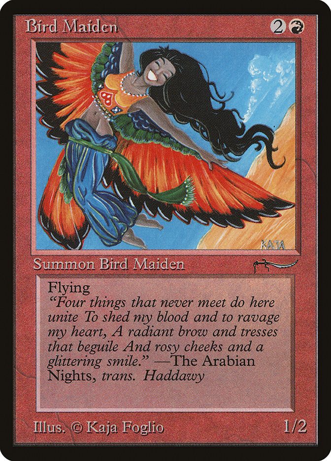 Bird Maiden (Light Mana Cost) [Arabian Nights] | Jack's On Queen