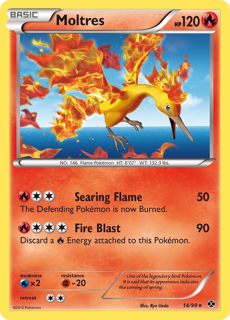 Moltres (14/99) (Blister Exclusive) [Black & White: Next Destinies] | Jack's On Queen